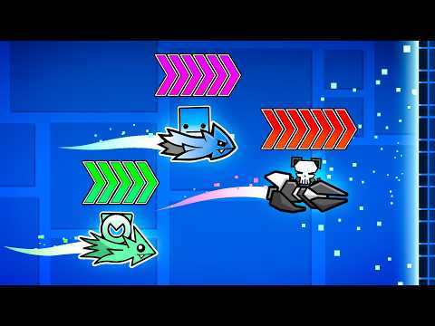 Видео: Гонка с ЧИТАМИ в Geometry Dash!