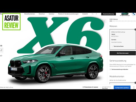 Видео: ⚙️ Конфигурируем рестайл BMW X6 G06. Инструкция по сборке под заказ рестайлингового  БМВ Х6 2024
