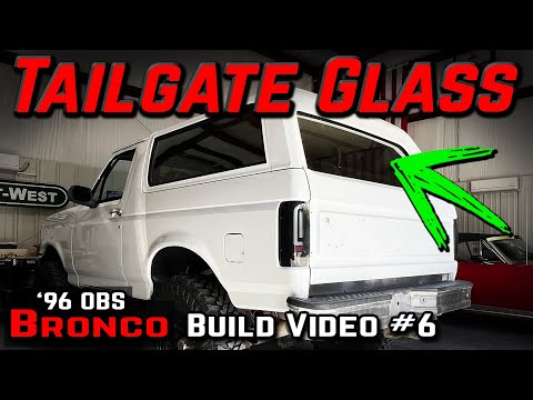 Видео: 1996 OBS Bronco Новое стекло и уплотнители задней двери — Видео сборки №5