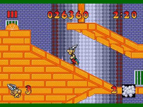 Видео: прохождение Asterix and the Great Rescue (SMD)
