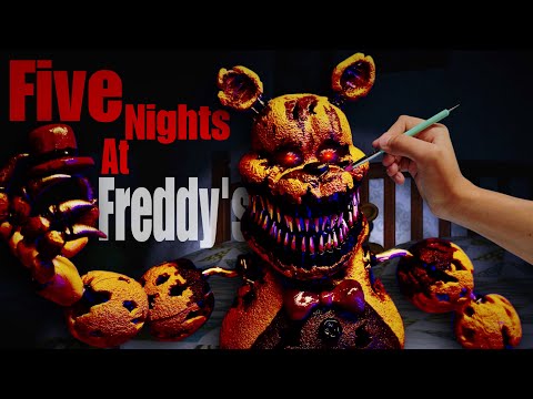 Видео: Как сделать КОШМАРНОГО ФРЕДБЕРА из полимерной глины | Five Nights at Freddy’s 4