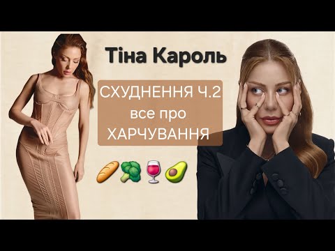Видео: Схуднення Тіни Кароль Ч.2. ХАРЧУВАННЯ повний огляд