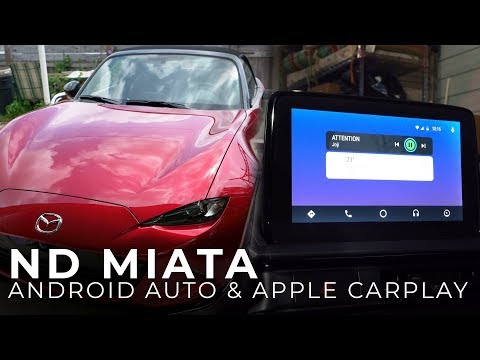 Видео: Как установить Android Auto и Apple CarPlay на ваш ND MX-5 Miata