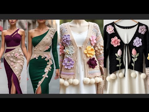 Видео: Увлекательное вязание крючком кардиганов/уникальные идеи узоров — всего один клик и вы создадите ...