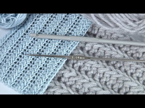 Видео: БЫСТРО и ПРОСТО!!! Супер Классный УЗОР крючком/Для любого изделия и из любой пряжи