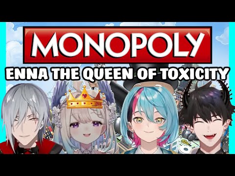 Видео: Энна Алуэтт подняла уровень токсичности до максимума с помощью NijiBitter в «Монополии» на день р...