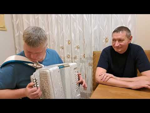 Видео: "На белом-белом покрывале января" (С.Васюта) под гармонь