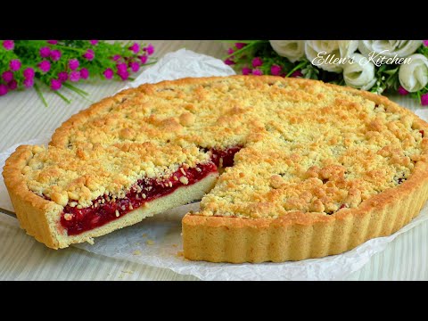 Видео: Клубничный пирог, который тает во рту! Просто и очень вкусно!