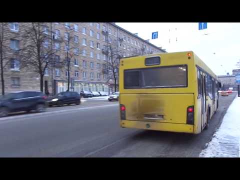 Видео: Автобус Санкт-Петербурга 8-68: МАЗ-103.465 б.- (ООО "Такси") по №111 (18.01.18)