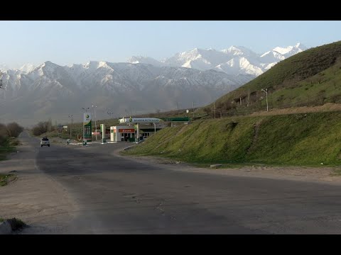 Видео: БИШКЕК,проспект МАНАСА,ЧИНГИЗА АЙТМАТОВА,ЧОН-АРЫК,дорога на АТА -БЕЙИТ,КЫРГЫЗСТАН.стур. фирмой ДАЙНА