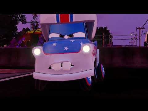 Видео: Тачки 2 (Xbox 360) - Боевой Заезд - 2 круга - Спринт "Радиатор" - Мэтр Каскадер