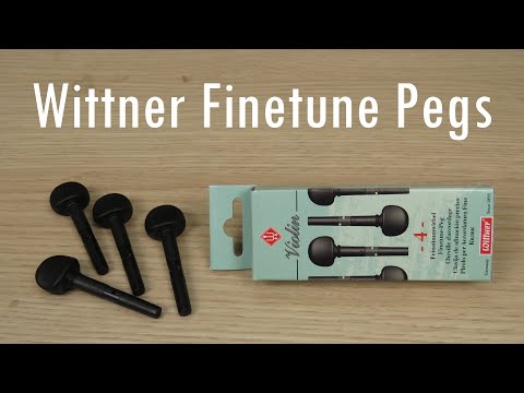 Видео: Wittner Finetune Pegs — распаковка и установка