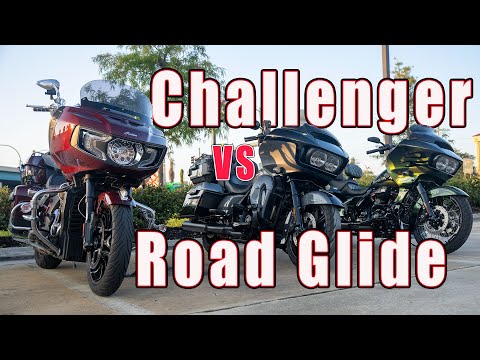 Видео: Indian Challenger против Harley Davidson Road Glide — битва за звание короля дистанции