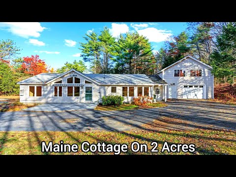 Видео: Коттеджи в штате Мэн на участках площадью более 2 акров | Недвижимость в штате Мэн | Хижины в Нов...