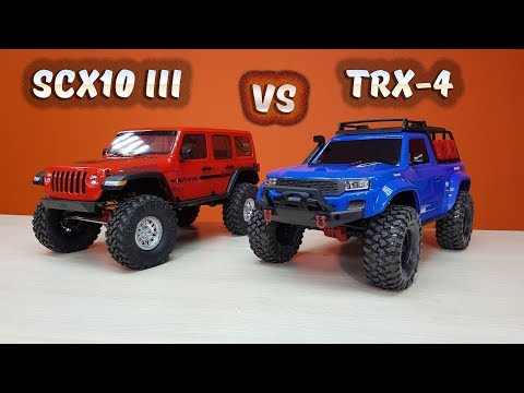 Видео: ВСЕ ПОБЕЖАЛИ ПОКУПАТЬ Axial SCX10 3 ... А стоит ли? Сравнительный тест против Traxxas TRX-4 Sport