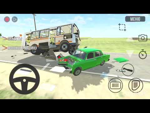 Видео: Сборник Аварий из игры Ваз краш тест симулятор 2 4 серия