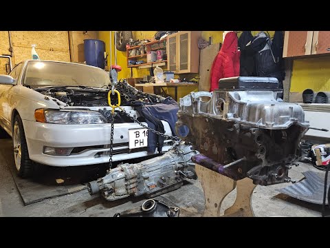 Видео: Установка 4wd в Toyota Mark 2 jzx90 ч1.