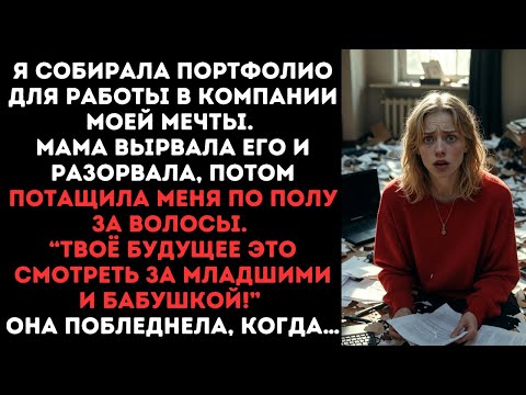 Видео: Мама разорвала документы и потащила меня за волосы. “Твоё будущее- смотреть за младшими и бабушкой