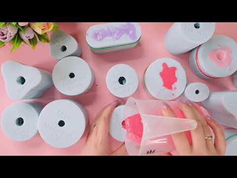 Видео: Пионы из мыла! / Распаковка новых форм для мыловарения/ Новые формы цветов