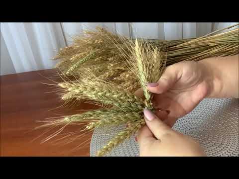 Видео: Венок из колосьев