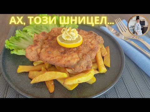 Видео: Виенски шницел от свинско месо. Рецепта от А до Я👩‍🍳Viennese pork schnitzel