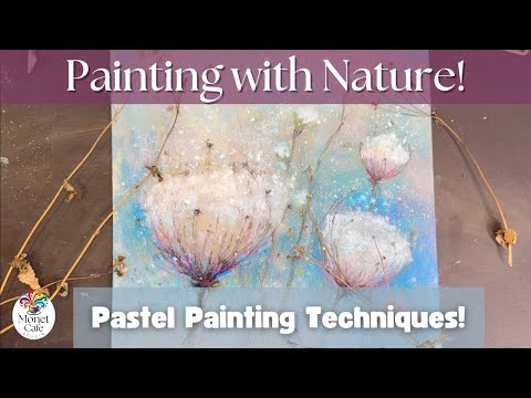 Видео: Удивительные техники рисования мягкой пастелью с использованием природы! – Урок рисования мягкой ...