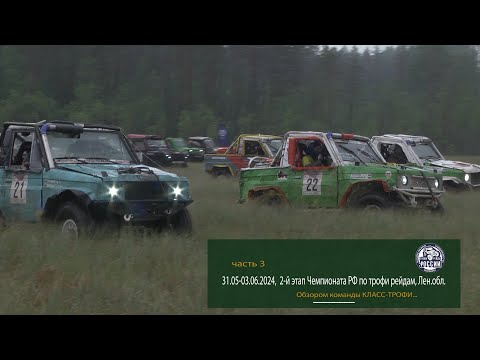 Видео: 31.05-03.06.2024,  2-й этап Чемпионата РФ по трофи рейдам, Лен.обл. Часть 3