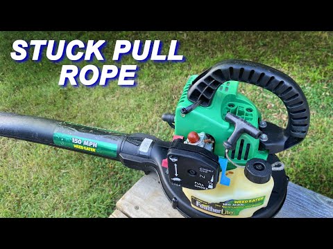 Видео: Ремонт воздуходувки для уборки листьев Weed Eater, которая не заводится.