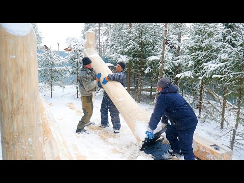 Видео: Построили навес для авто. Пошаговый процесс строительства