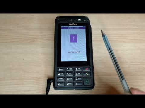 Видео: Обзор, подключение POS-терминала Verifone V240m