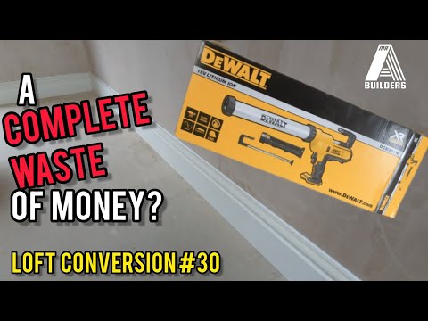 Видео: DeWalt Sunday!!! Стоит ли использовать DeWalt DCE581N для герметизации швов? Loft Conversion#30 #...