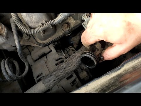 Видео: Замена уплотнительного кольца патрубка двигателя Renault 1.4/1.6/2.0 K4J/K4M/F4R