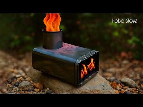 Видео: Как сделать идеальную переносную печь из жестяных банок! Миллиарды людей не знают этого секрета