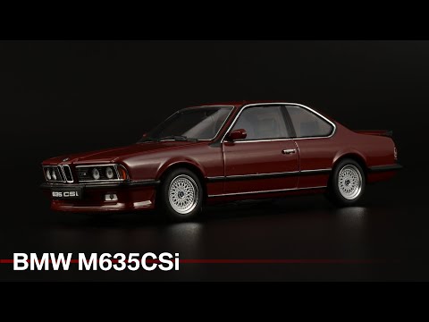 Видео: Вершина эволюции: BMW M635CSi E24 /// AUTOart /// Масштабные модели автомобилей BMW 1:43