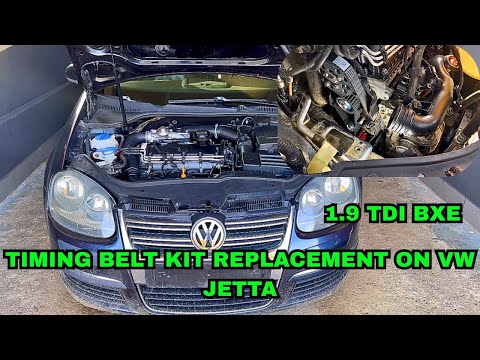 Видео: ПОЛНАЯ ЗАМЕНА КОМПЛЕКТА РЕМНЯ ГРМ НА 1.9 TDI VW JETTA/GOLF/PASSAT/BORA/SKODA/SEAT/AUDI!