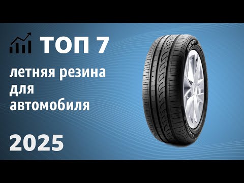 Видео: ТОП—7. Лучшая летняя резина для автомобиля. Рейтинг 2025 года!
