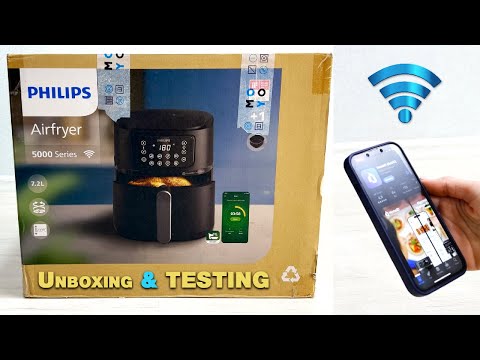 Видео: 📦Распаковка и тестирование аэрогриля Philips XXL Connected HD9285/93!🔥Датчик с Wi-Fi📲