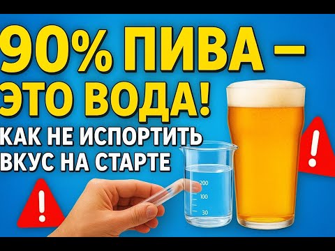 Видео: Главный секрет вкусного пива — ВОДА! Что ты делаешь не так?