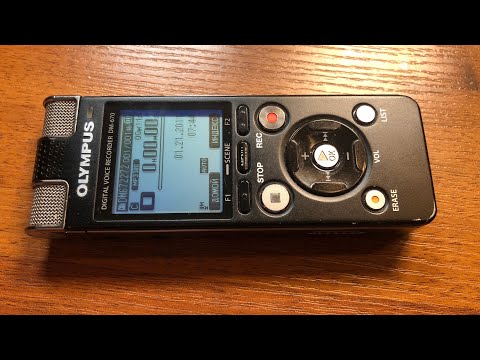 Видео: Olympus dm-670 - микрофоны с голосовым управлением