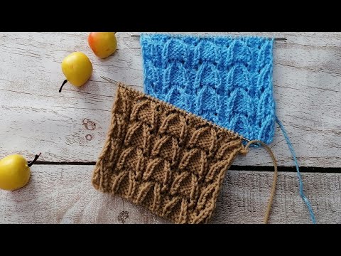 Видео: Несложный  ажурный узор 38 спицами для жакетов и кардиганов