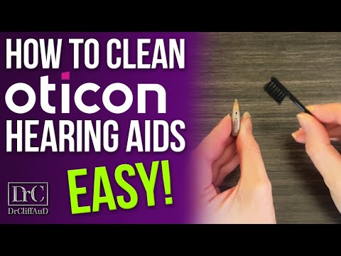 Видео: Как чистить слуховые аппараты Oticon