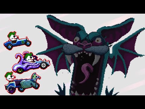 Видео: Непобедимый босс Drive Ahead! Безумные тачки 2D Games