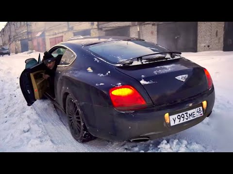 Видео: ВЗОРВАНЫЙ Bentley Continental за 700.000 рублей. Ласточка в гнезде.