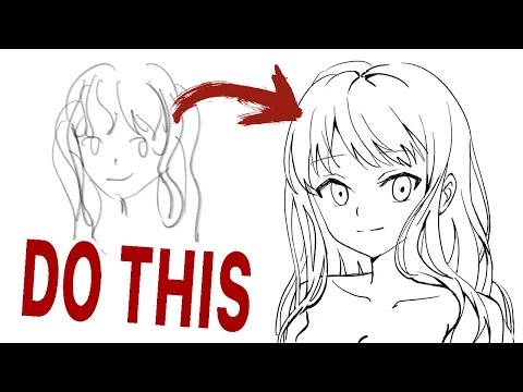 Видео: Распространенные ошибки при рисовании волос