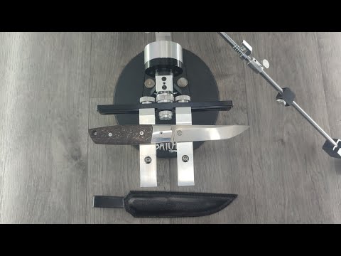 Видео: Заточка ножа "Техносканди" сталь S125V от Strugunov Knives. Полировка в зеркало. TSPROF K03 Pro.