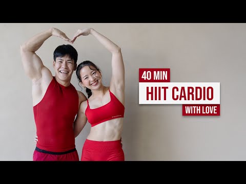 Видео: 40-минутное высокоинтенсивное кардио стоя с гантелями и без оборудования, с разминкой и заминкой