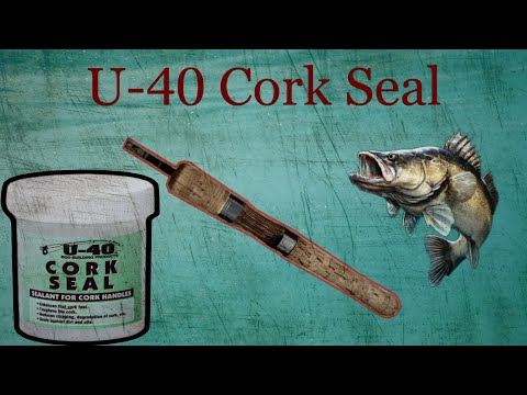 Видео: U-40 Cork Seal. Обработка пробковой рукояти спиннинга в домашних условиях.
