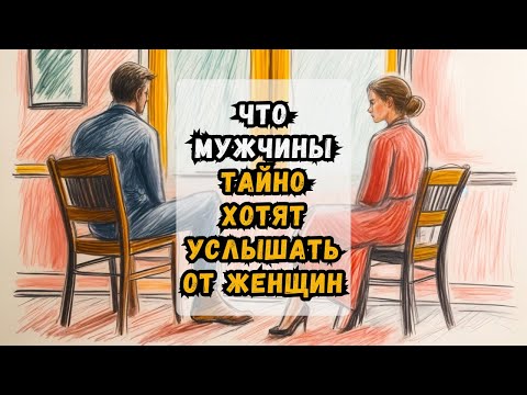Видео: Что мужчины тайно хотят услышать от женщин.