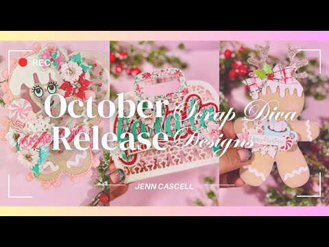 Видео: Октябрьский релиз Scrap Diva Designs @ScrapDiva29