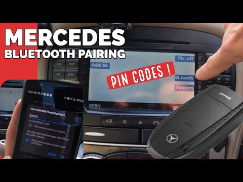 Видео: Как подключить Bluetooth-адаптер телефона Mercedes к системе Comand Radio